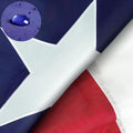 Texas 2'x3' Embroidered Flag ROUGH TEX® 300D Nylon