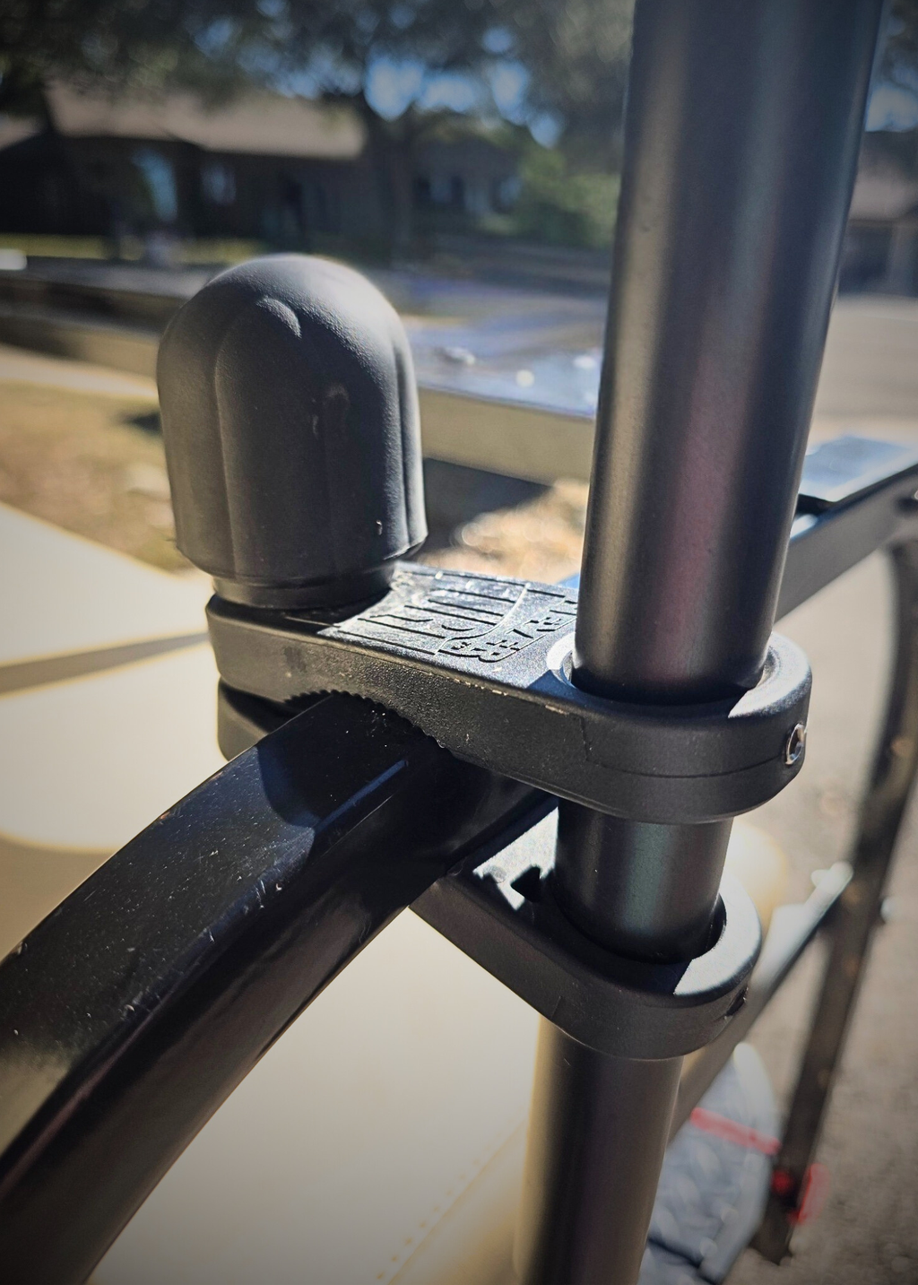 Never-Furl™ Rail Mount System -  Black - Texas Flag