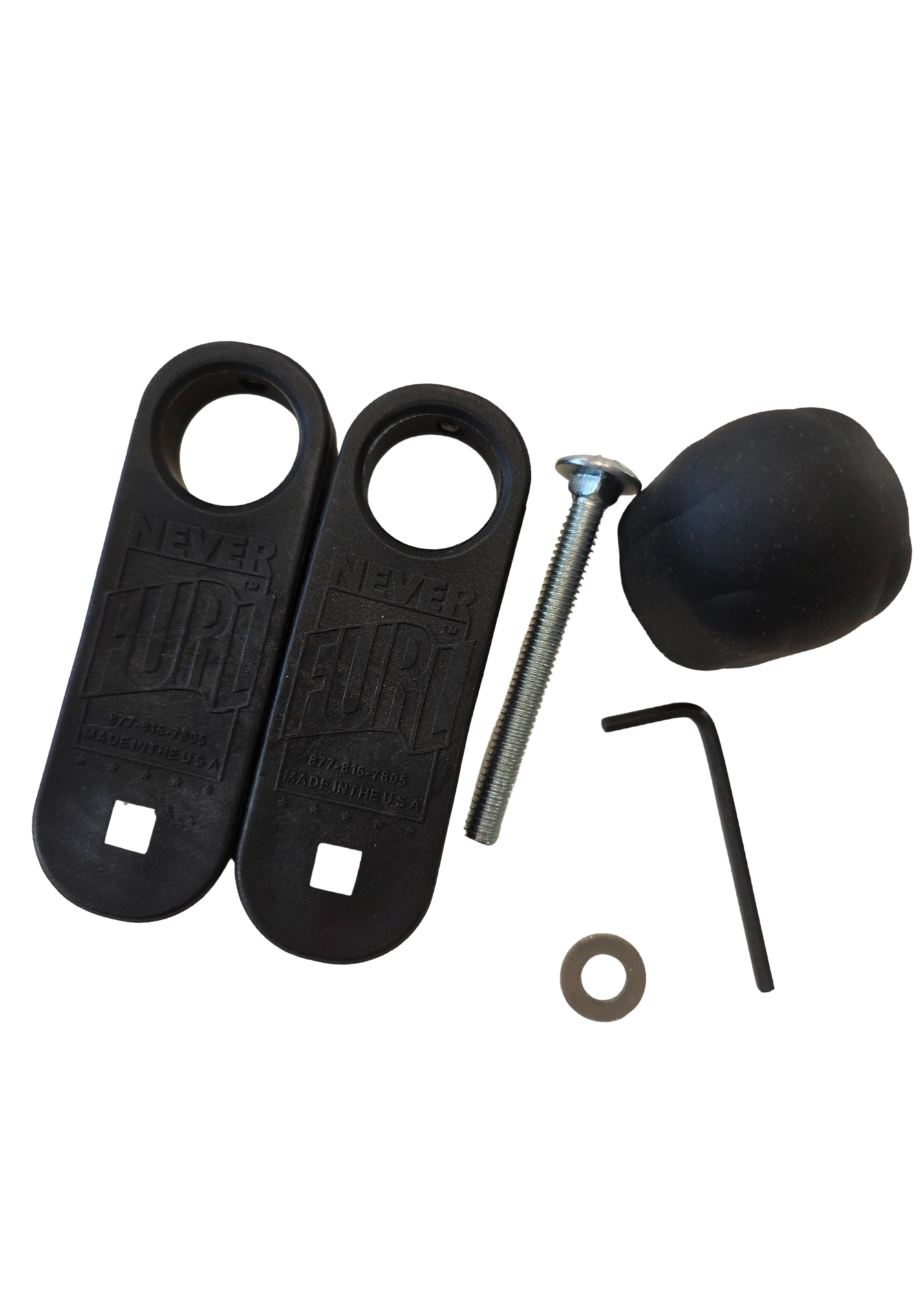 Never-Furl™ Rail Mount System -  Black - Texas Flag